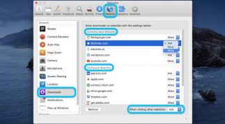 Cách tiếp nhận bất kì lượt download nào trên trình duyệt Safari của máy Mac